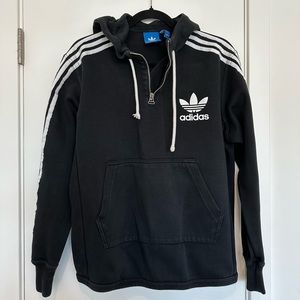 Adidas 3-Stripes Quarter-Zip Pullover